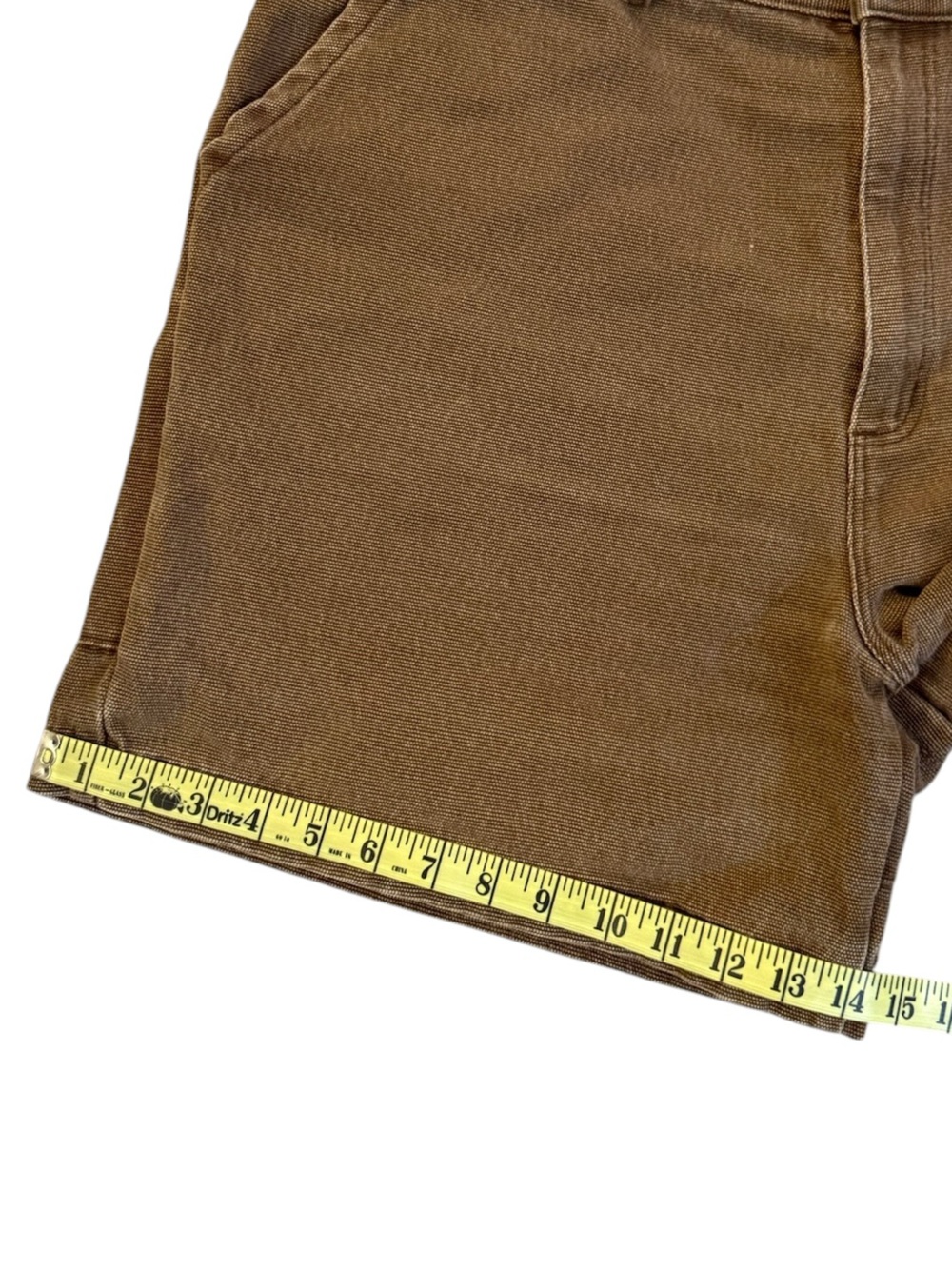 Vintage 90s Orvis Stand Up Canvas Field Shorts USA Made 40 Brown Duck Workwear - Picture 12 of 14